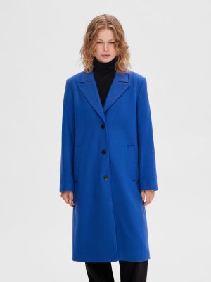 Παλτό Selected Femme μπλε