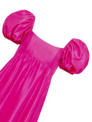 Hedvábné midi šaty Azeeza růžové