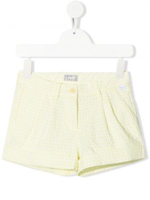 Shorts for piger Il Gufo gul