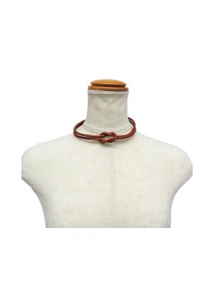 Collar de cuero Hermès Vintage