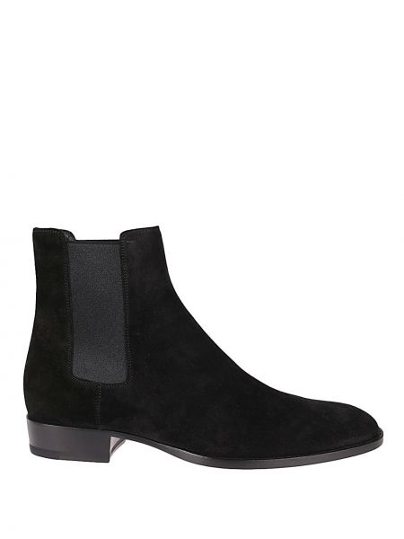 Stivali di pelle Saint Laurent nero