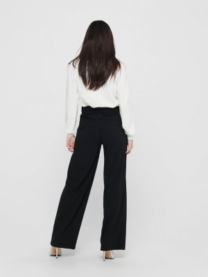Pantaloni Jacqueline De Yong negru