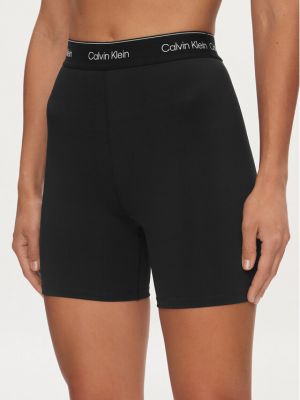 Slim fit cyklistické šortky Calvin Klein Performance černé