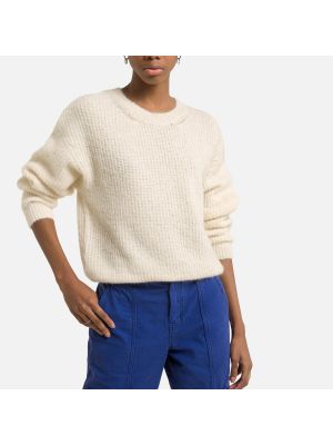 Американский свитер винтажный American Vintage, бежевый