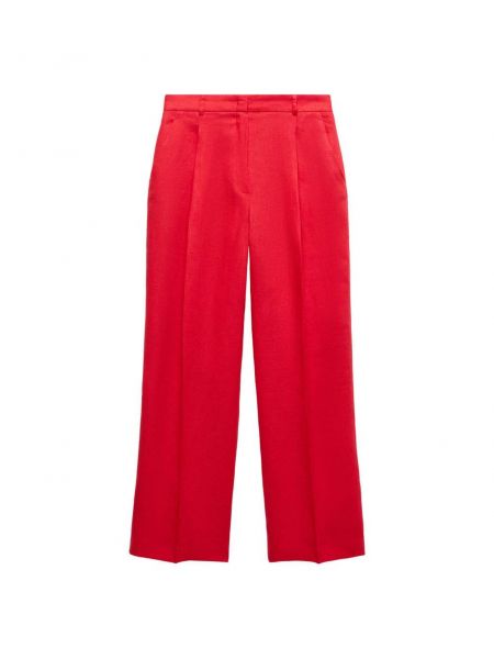 Pantaloni Mango roșu