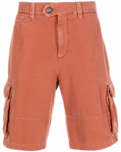 Cargo shorts Brunello Cucinelli oransje