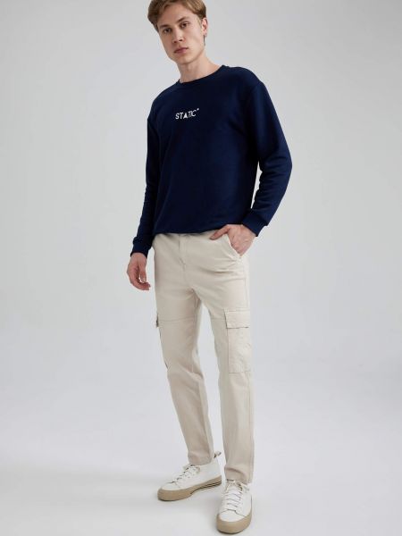 „cargo“ stiliaus kelnės su kišenėmis Defacto
