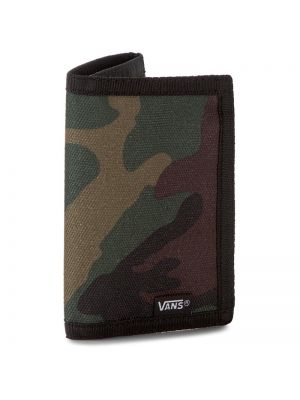 Maskáčový peňaženka Vans zelená