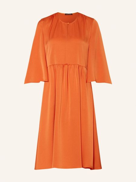 Saténové šaty Luisa Cerano oranžové
