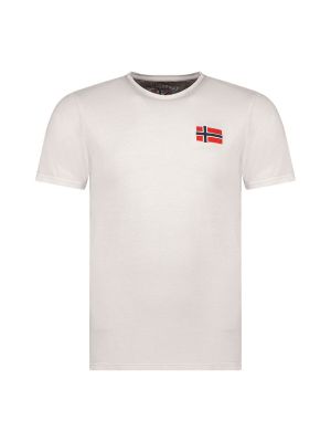 Tričko s krátkými rukávy Geographical Norway šedé
