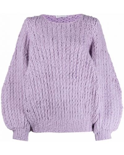 Sweter Jw Anderson, fioletowy
