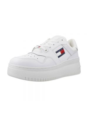 Sneakersy na platformie Tommy Jeans białe