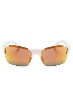 Okulary przeciwsłoneczne Moncler Eyewear beżowe