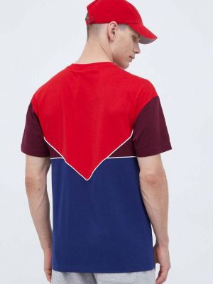 Bavlněné tričko s aplikacemi Adidas Originals červené