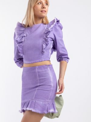 Bluza Chiara Wear vijolična
