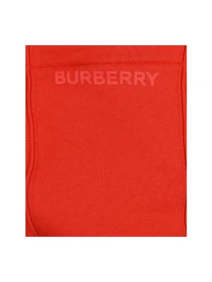 Sudadera con capucha de algodón Burberry rojo