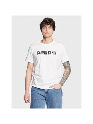 Tricou Calvin Klein Swimwear alb