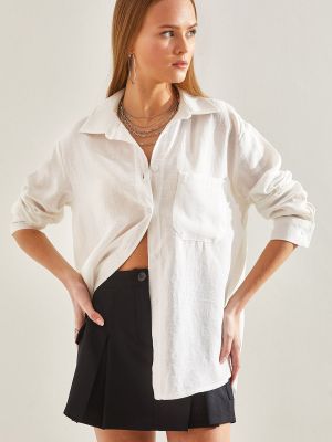 Риза с джобове Bianco Lucci