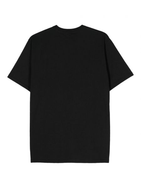 Medvilninis marškinėliai Stüssy juoda