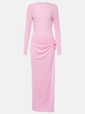 Платье миди с драпировкой Magda Butrym розовое