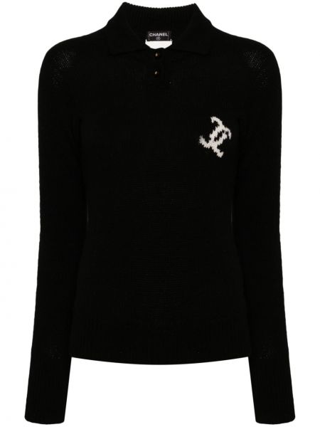 Kašmira džemperis Chanel Pre-owned melns