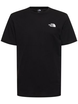 Тениска с принт The North Face черно