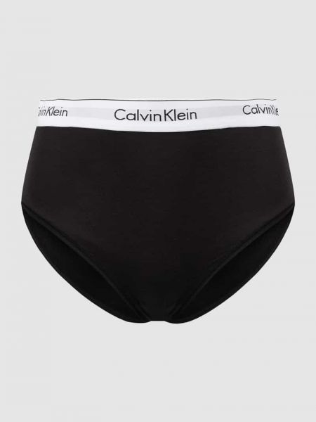 Slipy z wysoką talią Calvin Klein Underwear czarne