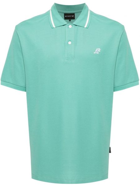 Sporty poloshirt med broderier Sport B. By Agnès B. grøn