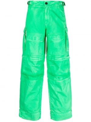 Памучни карго панталони Darkpark зелено