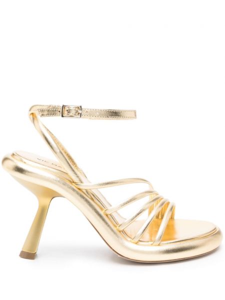 Kožené sandále Vic Matié zlatá