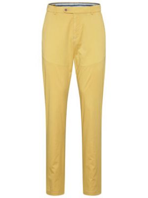 Pantalon slim Bugatti jaune
