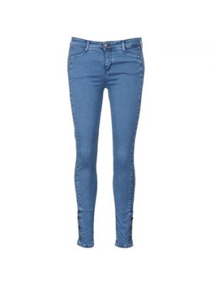 Niebieskie jeansy skinny slim fit Acquaverde