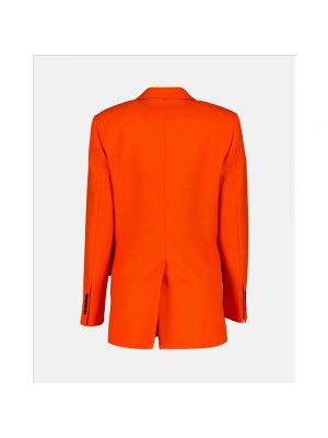 Blazer di lana Ami Paris arancione