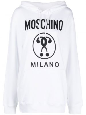 Hoodie Moschino vit