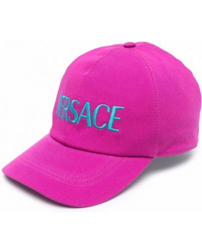 Brodert cap Versace rosa