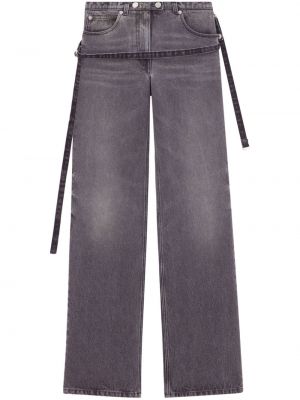 Straight jeans Courreges grau