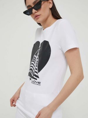 Тениска Love Moschino бяло