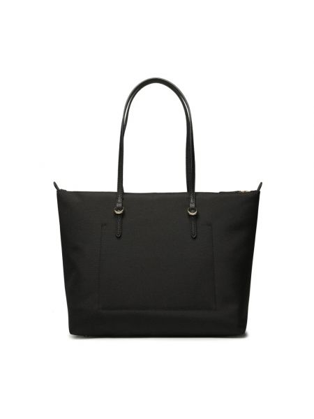 Nylon shopper handtasche mit taschen Lauren Ralph Lauren schwarz
