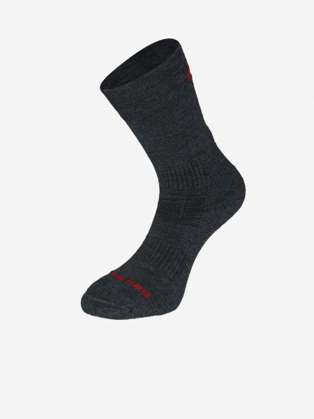 Ponožky z merino vlny Alpine Pro černé