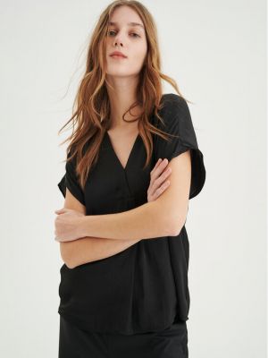 Bluză cu croială lejeră Inwear negru
