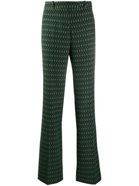 Pantalones con estampado con estampado de rombos Etro verde