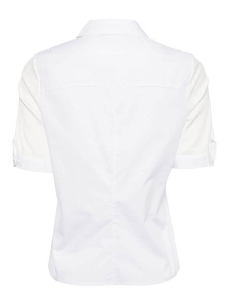 Kokvilnas polo krekls no modāla Rag & Bone balts