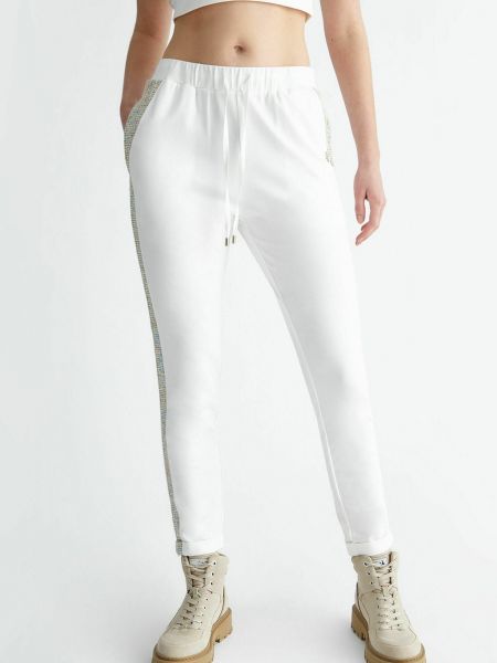 Тканевые брюки Liu Jo Jeans, молочный