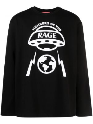 Raštuotas medvilninis džemperis Members Of The Rage
