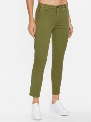 Pantaloni slim fit United Colors Of Benetton verde