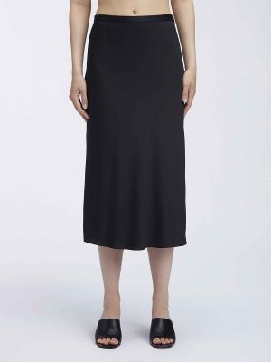 Falda midi slim fit de crepé Calvin Klein