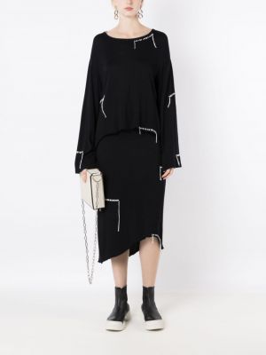 Midi sukně Uma | Raquel Davidowicz černé
