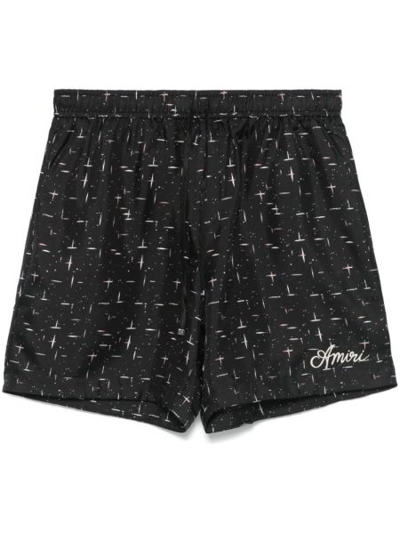 Shorts med abstrakt print Amiri sort