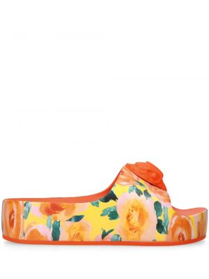 Chunky ниски обувки Kurt Geiger London оранжево