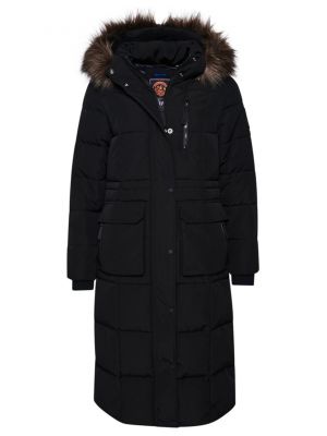 Зимнее пальто Superdry черное